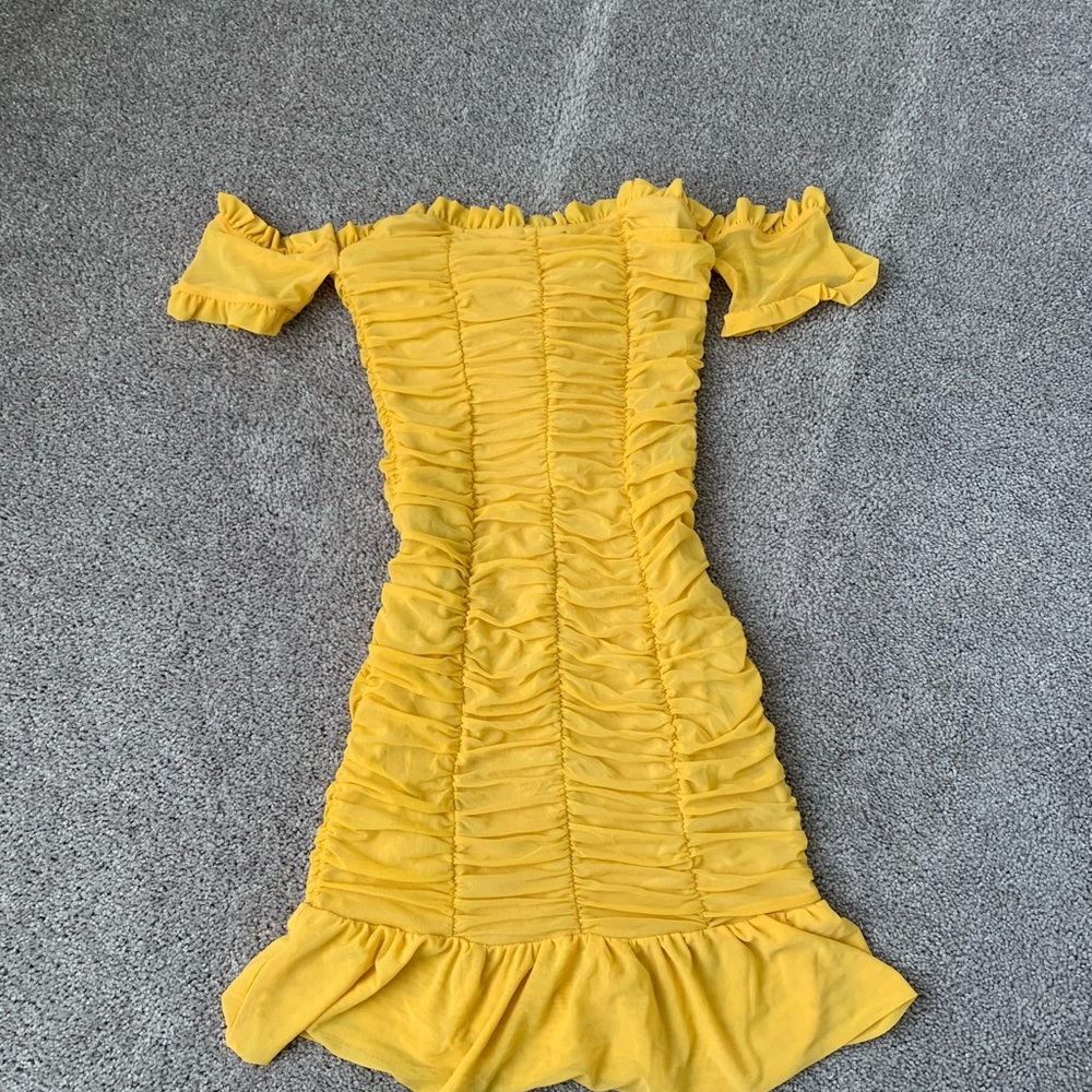 Lulu’s Kris Ruched Mini Dress - Picture 4 of 5